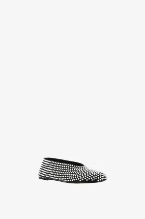 Ballerines en satin et cristaux The Marcy Flat