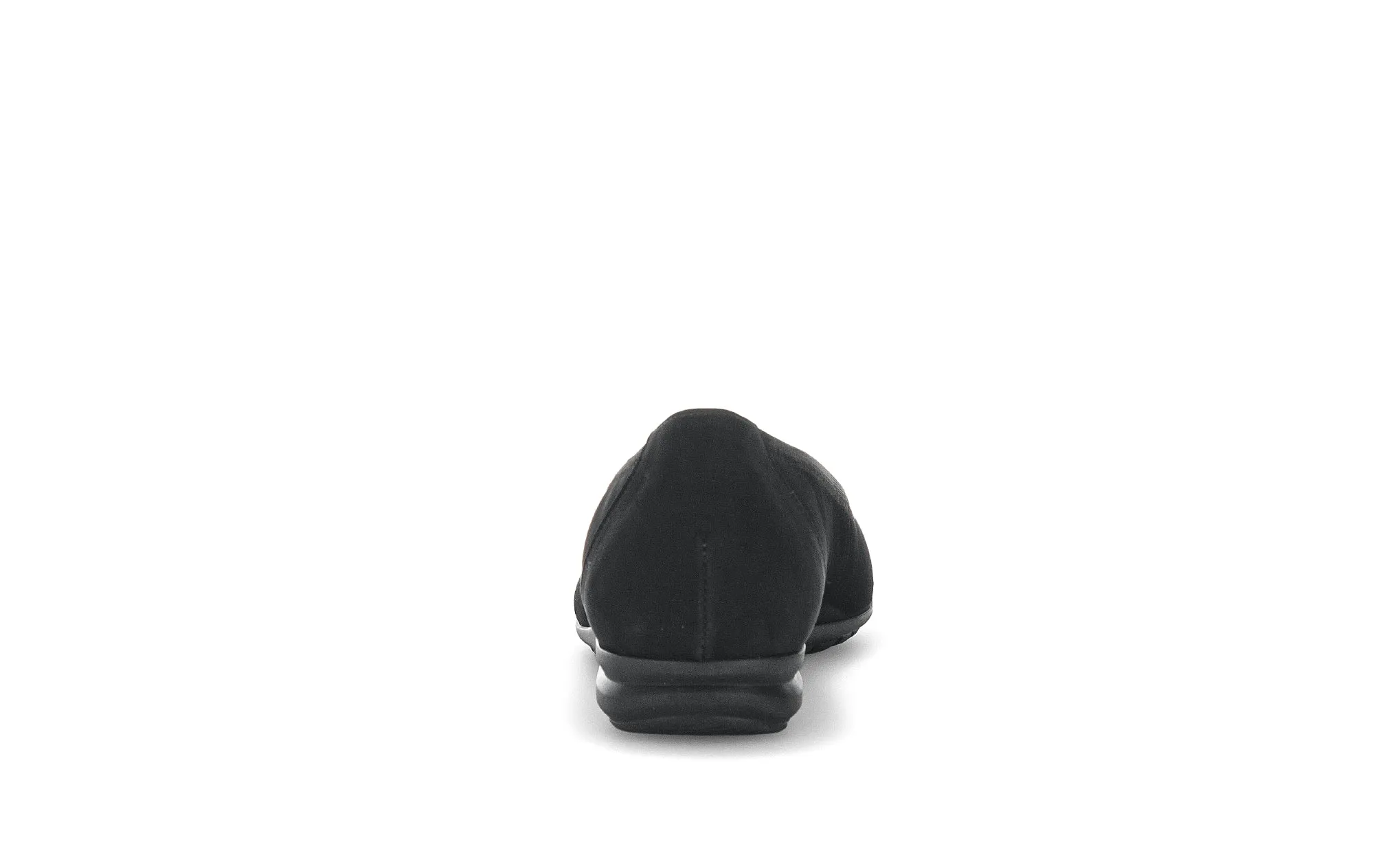 Ballerines noires en cuir nubuk