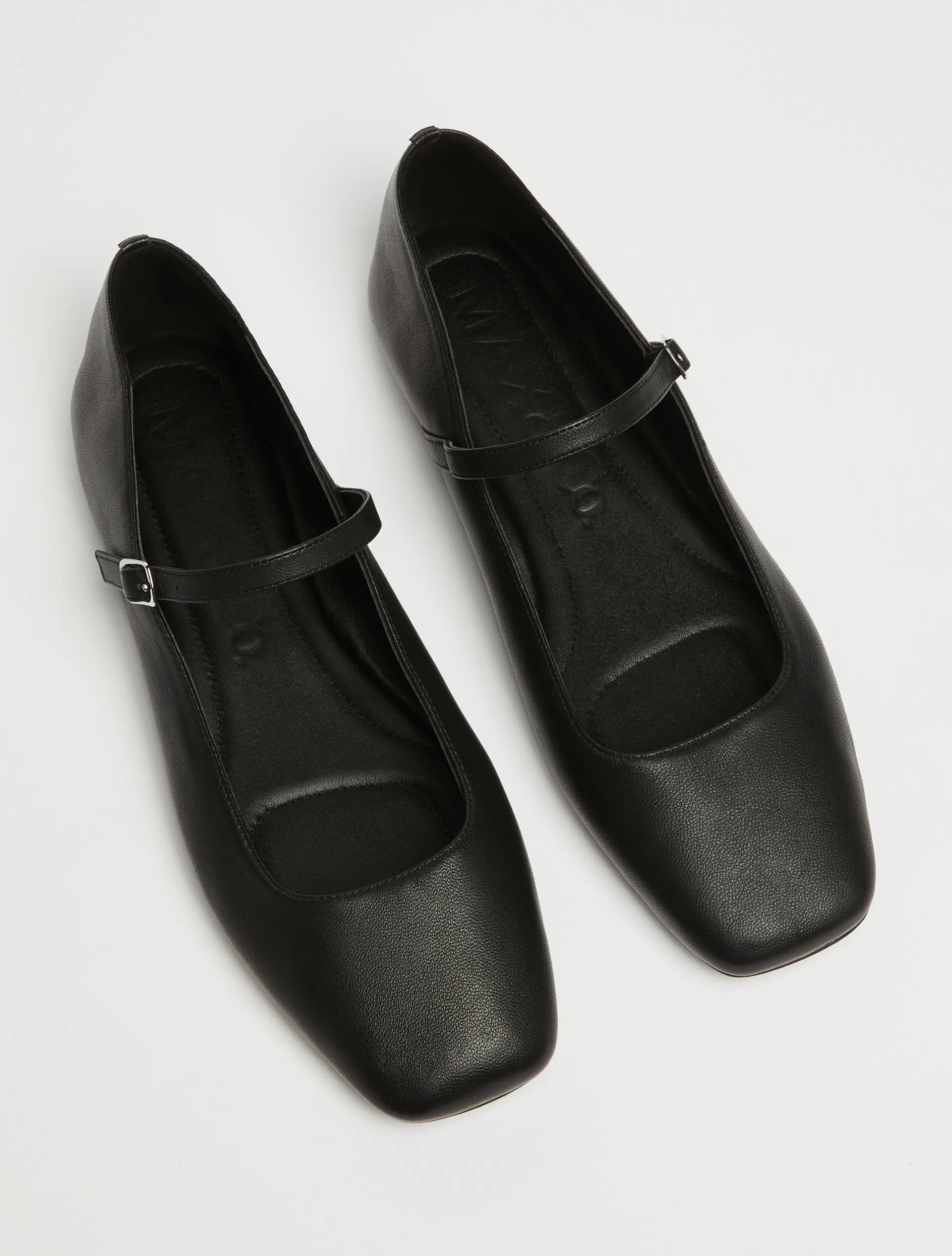Ballerines plates en nappa