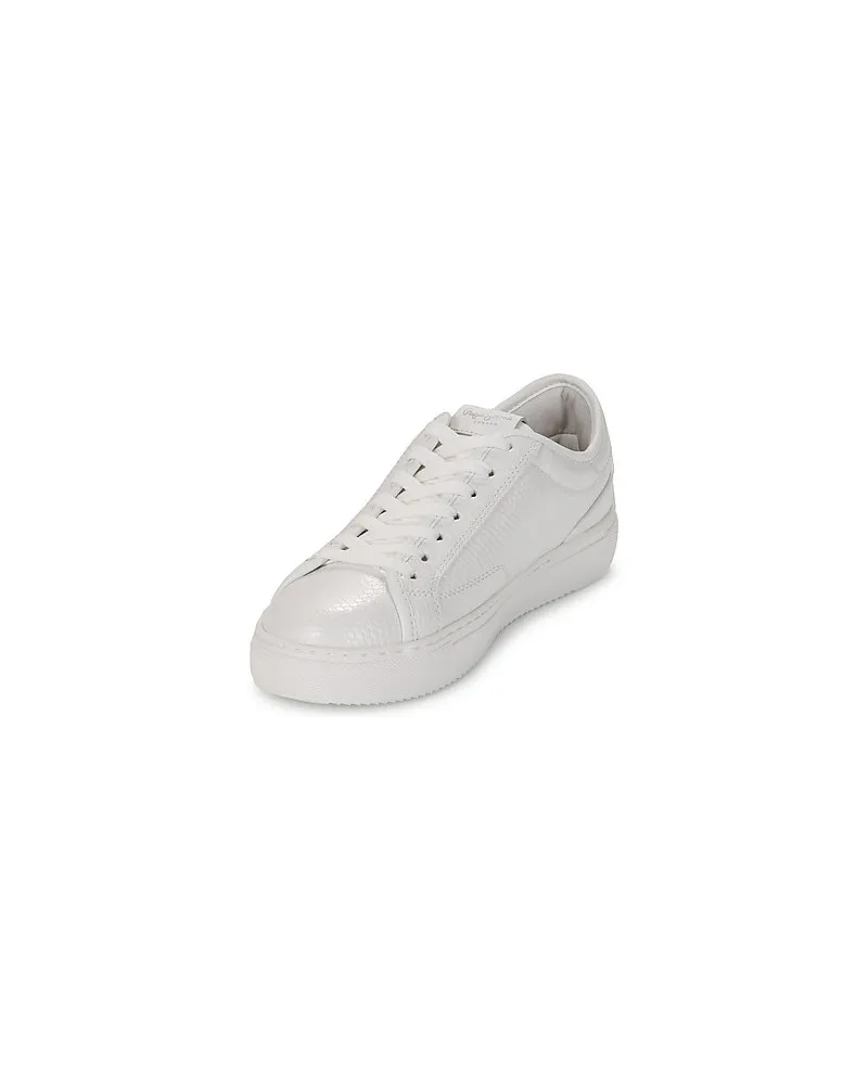 Baskets basses femmes Pepe jeans ADAMS SNAKY Blanc