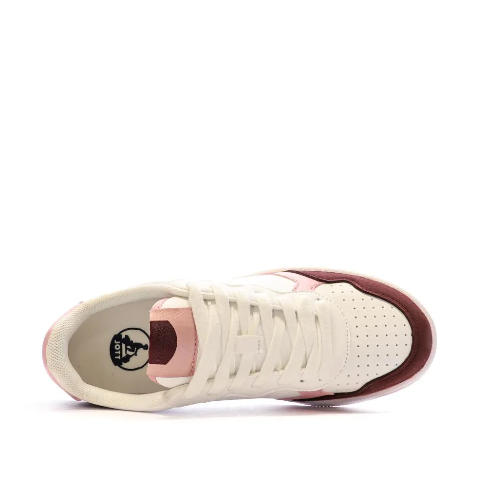 Baskets Blanc/Rose Femme Jott River