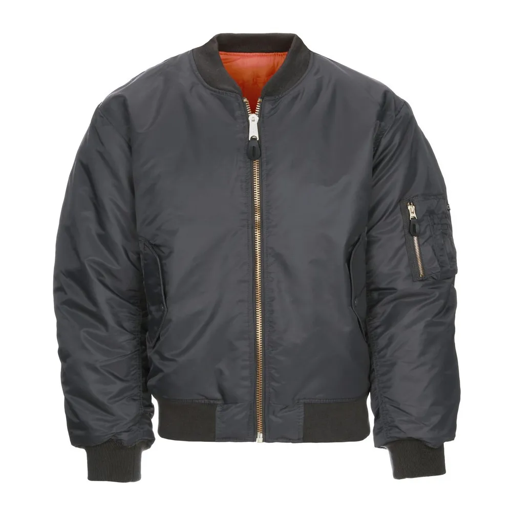 Blouson Pilote Bombers MA1 GRIS