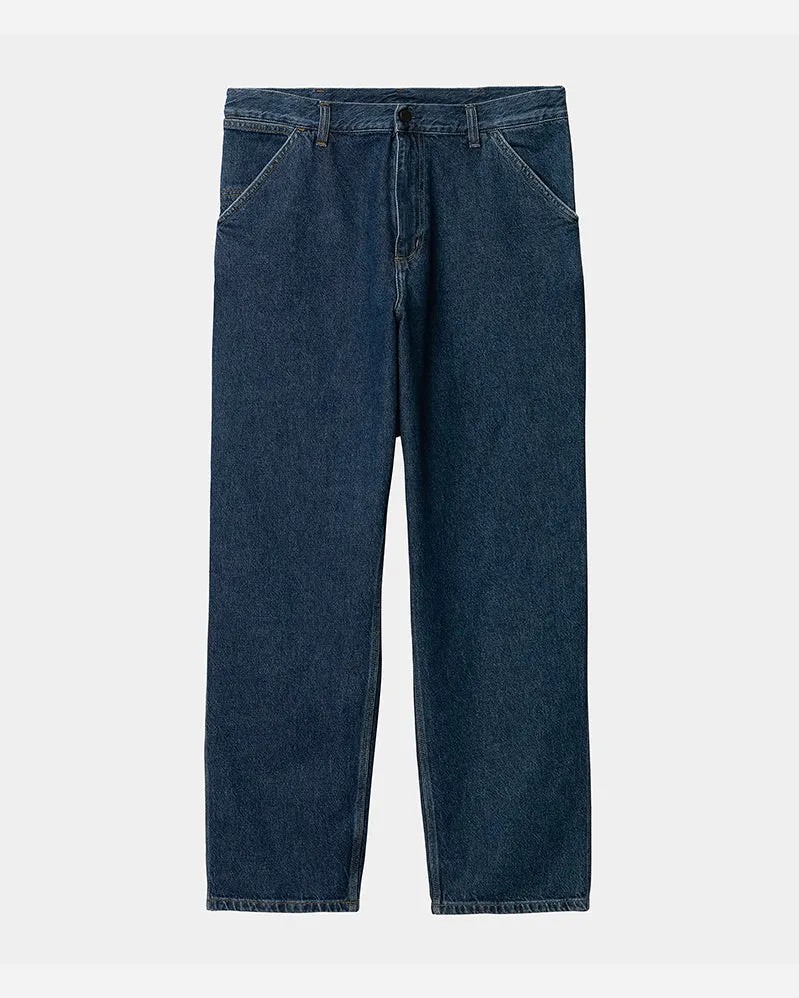 Carhartt WIP Pant - Single Knee - Blue Stone Washed