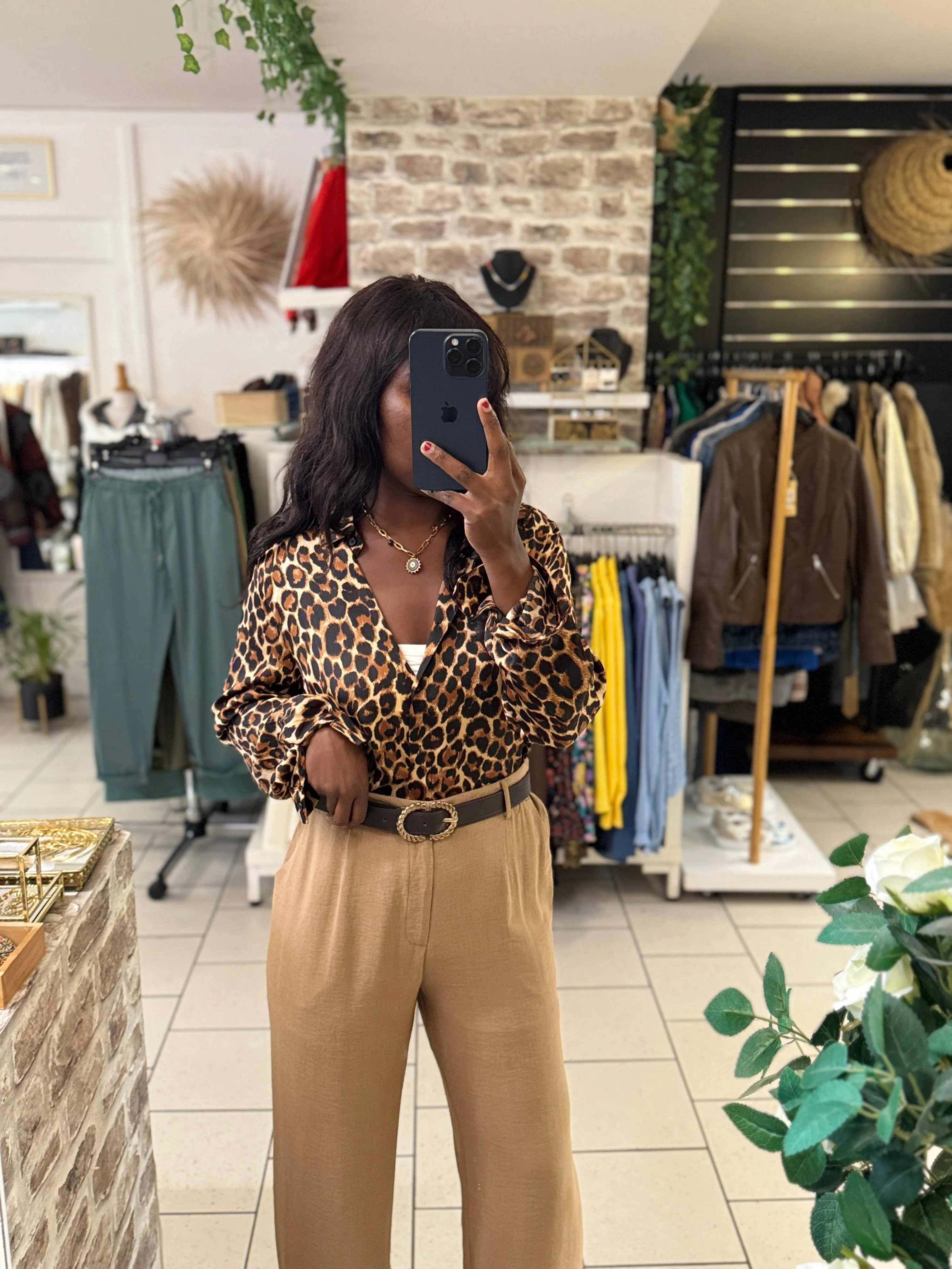 Chemise Imprimé Animal - Style Sauvage et Tendance