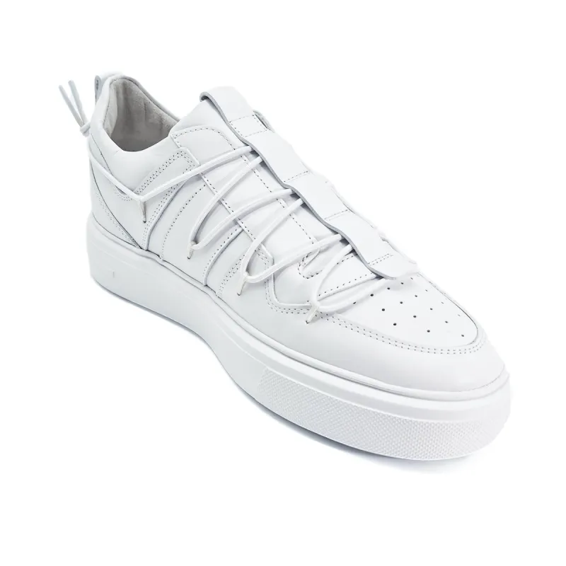 La basket en cuir blanc Kennel & Schmenger - Scarpe Vannes