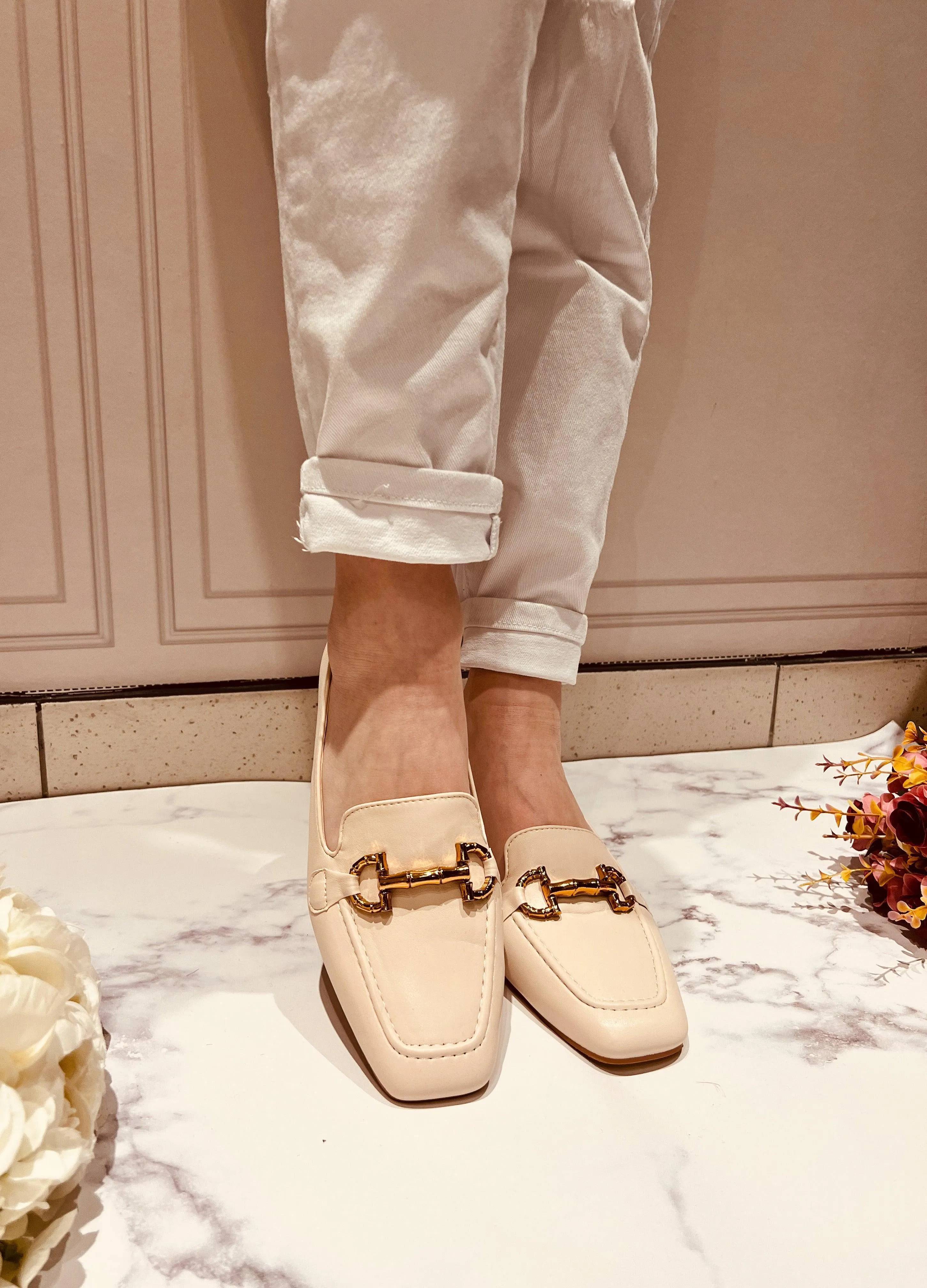 Mocassins beige
