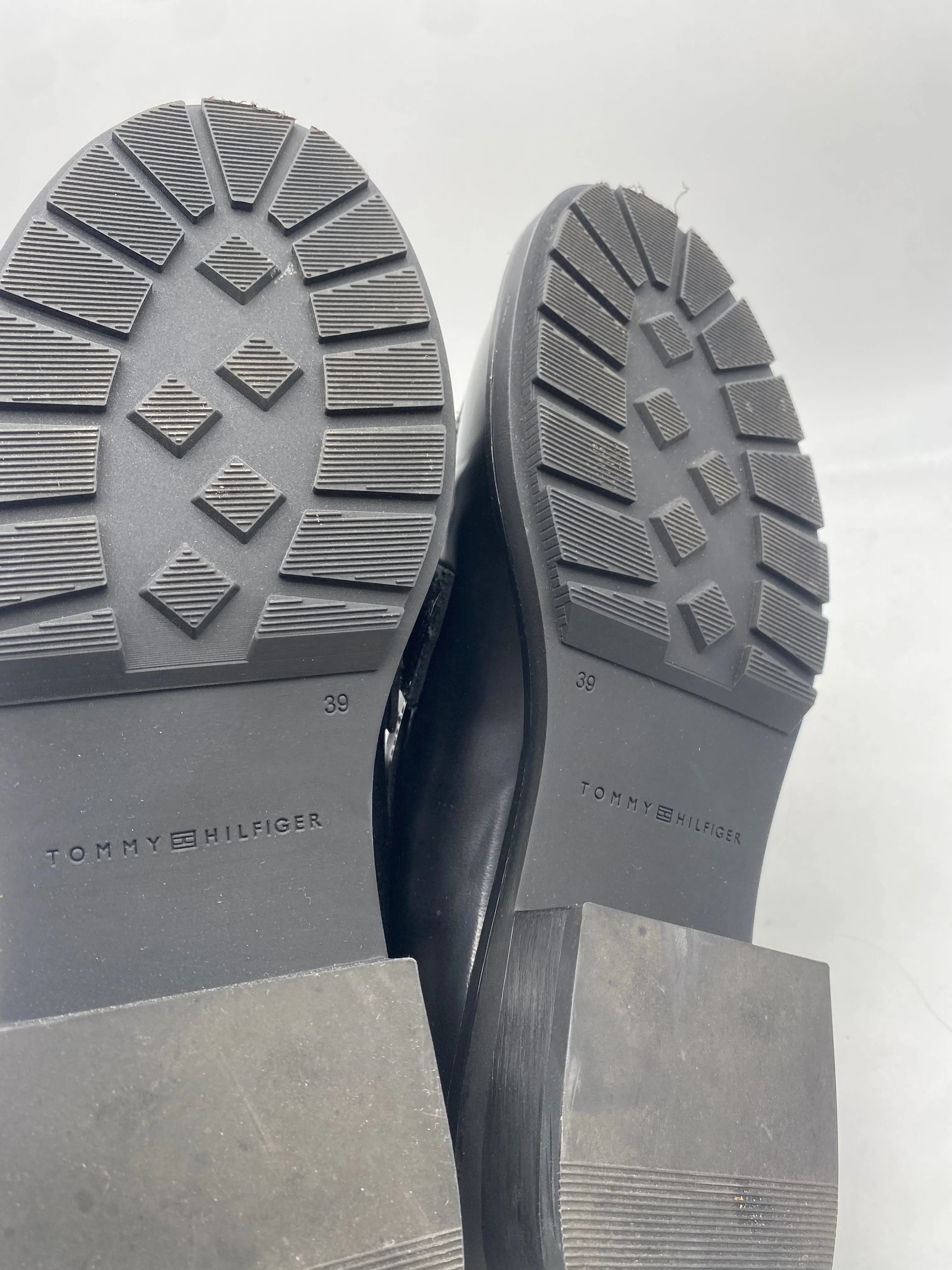 Mocassins noirs à chane