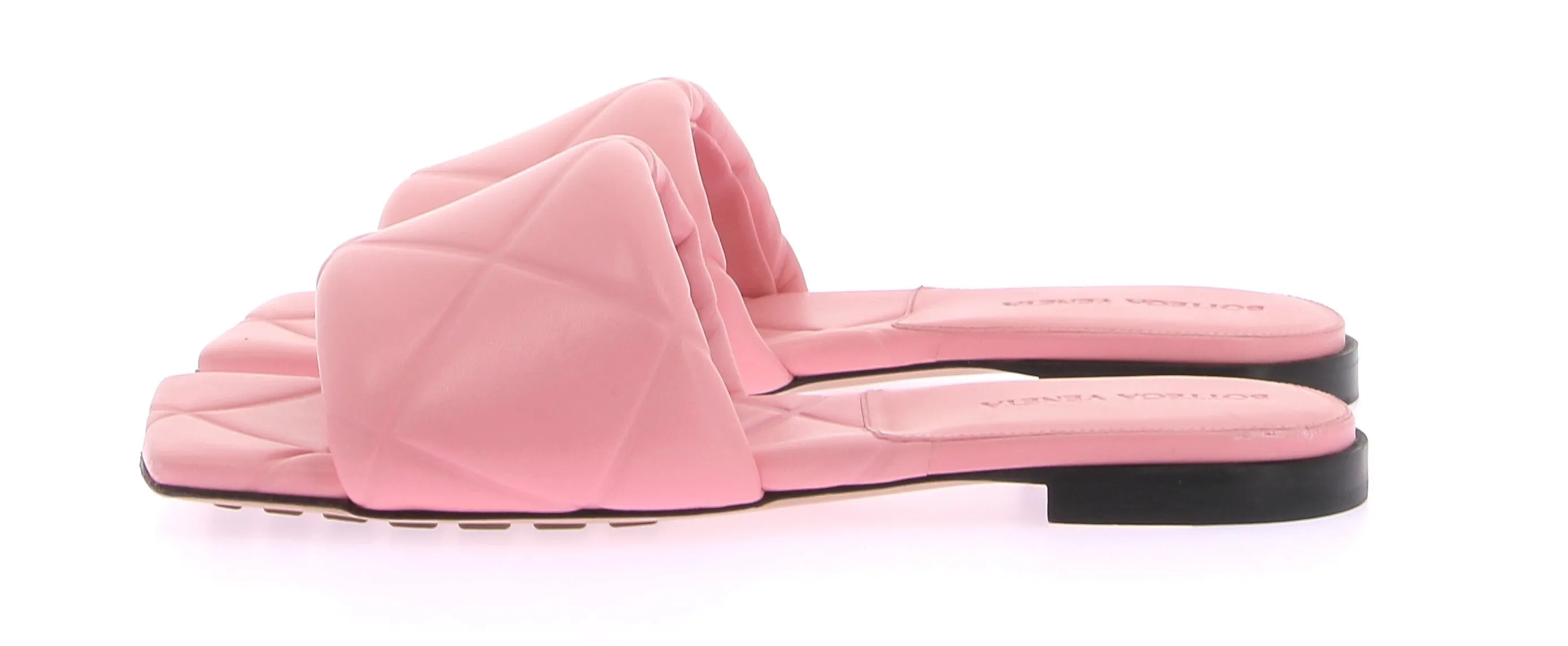 Mules plates Lido rose clair