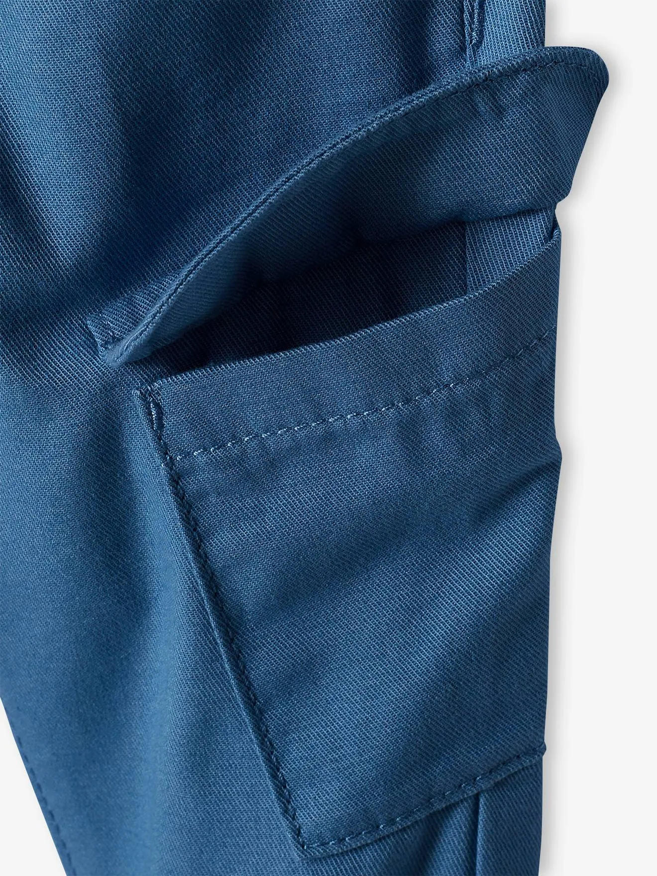 Pantalon battle bébé bleu jean - Vertbaudet