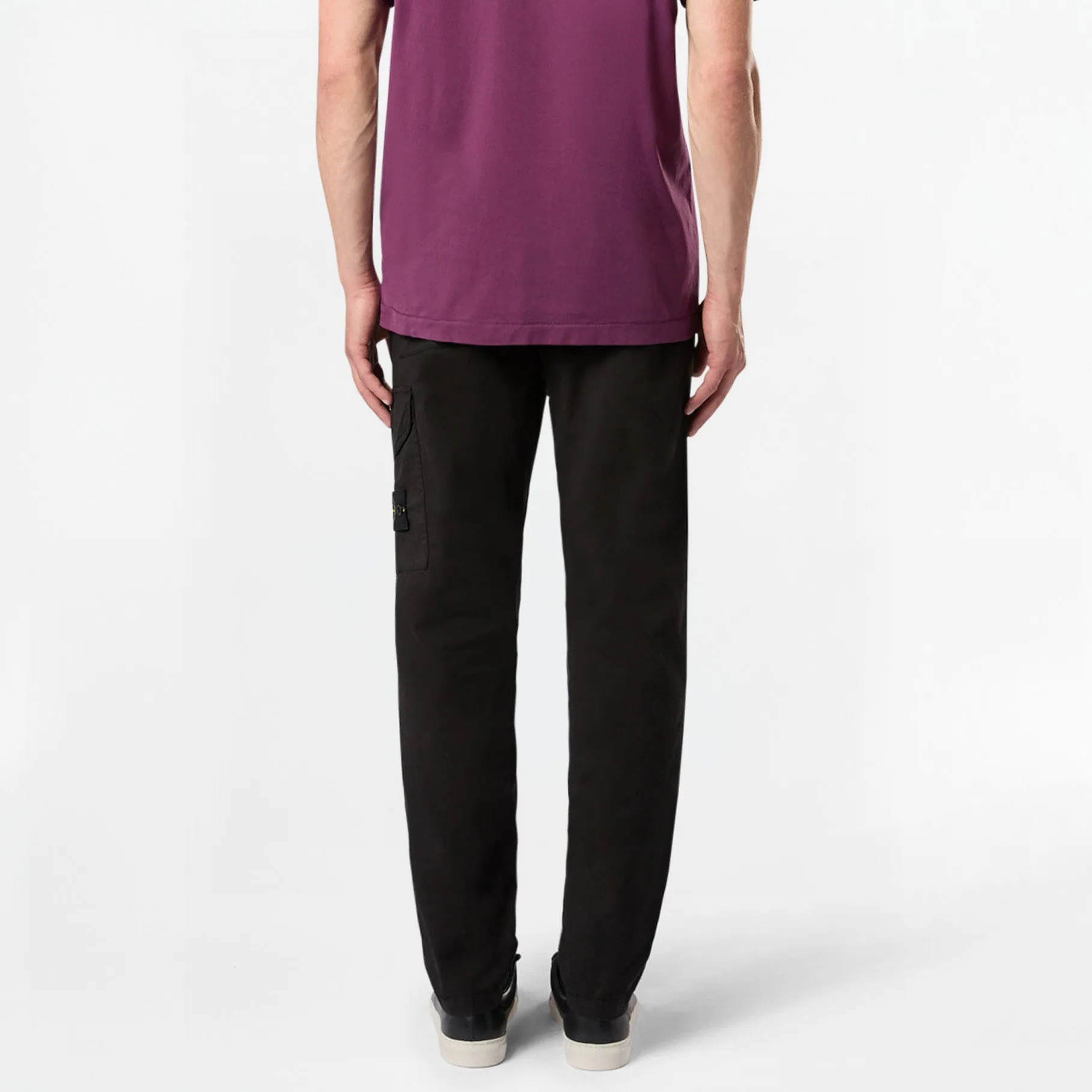 Pantalon Cargo Stone Island Supima Cotton 3100304 Noir