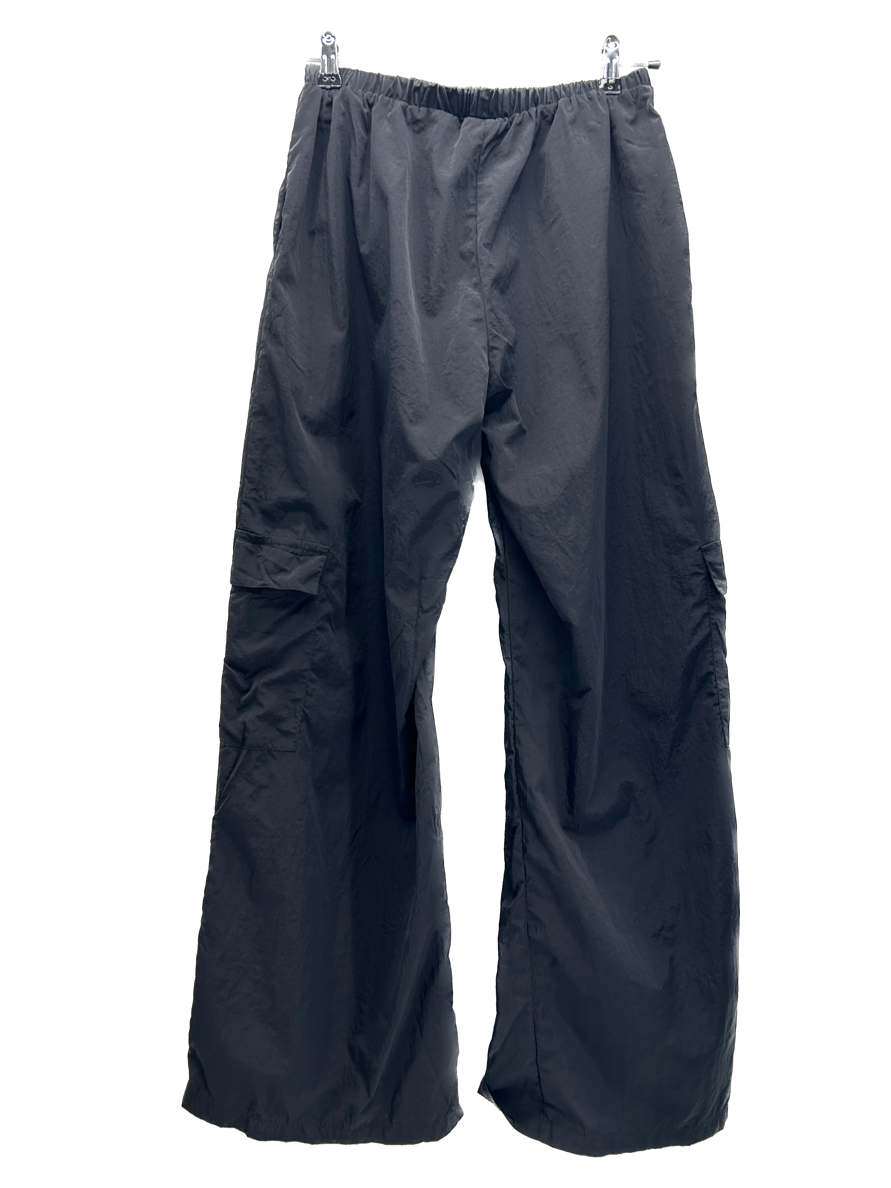 Pantalon parachute noir