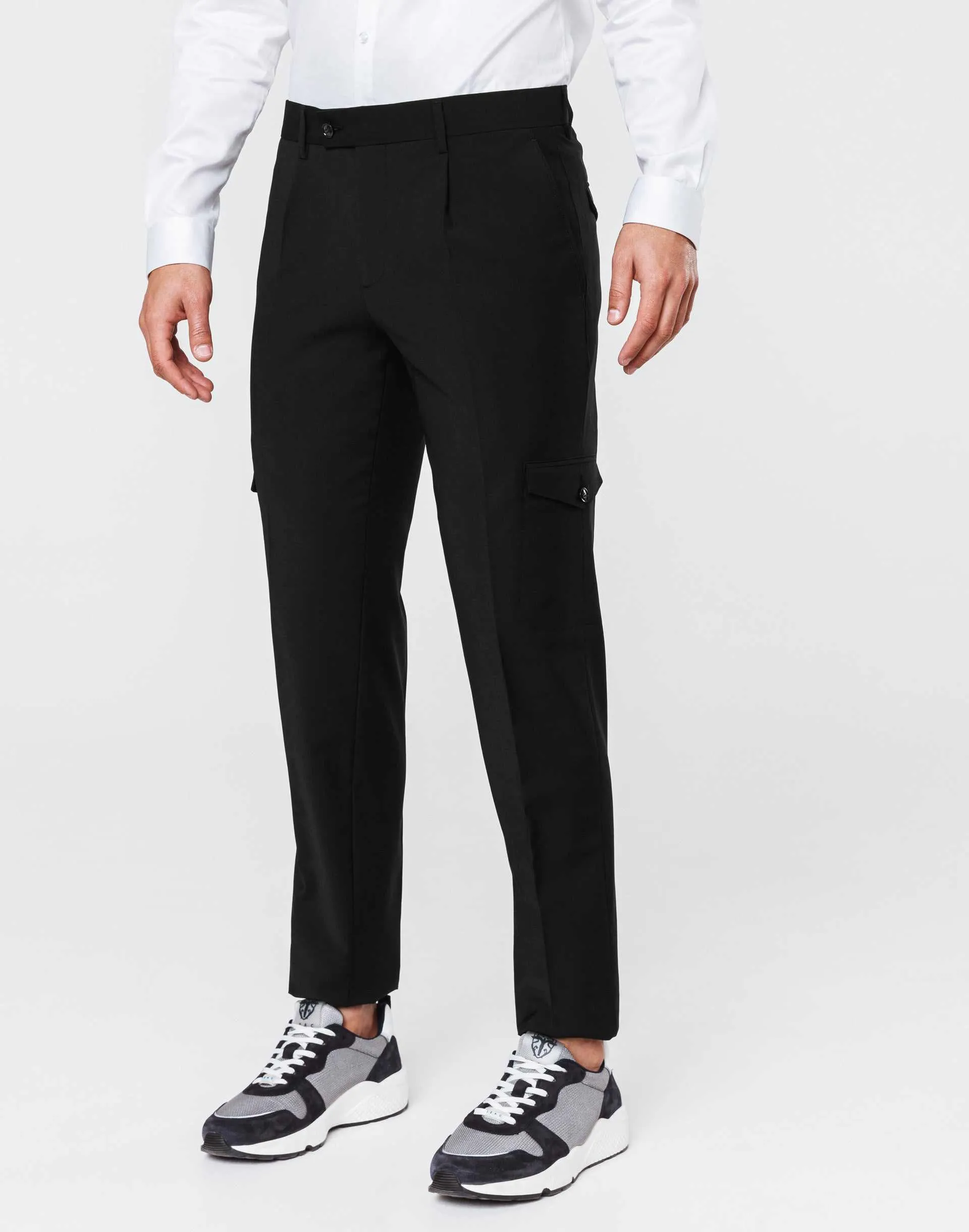 Pantalon ville cargo noir Timo