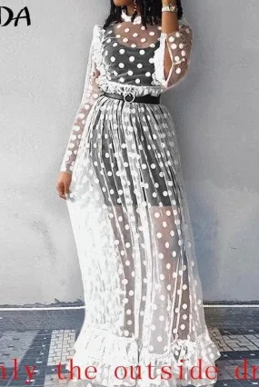 Robe Longue Bohème Transparente