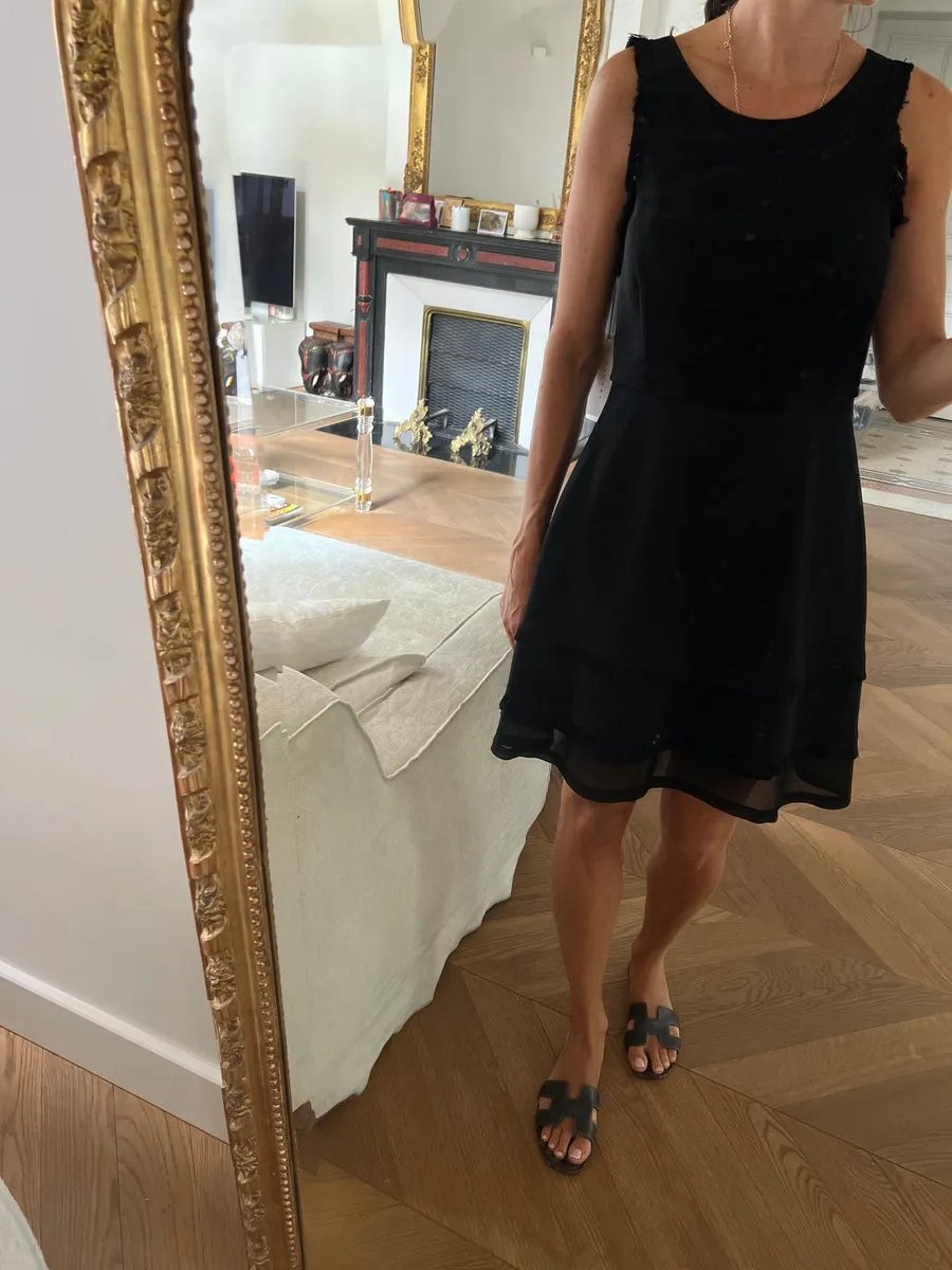Robe Sandro neuve bordures à frange