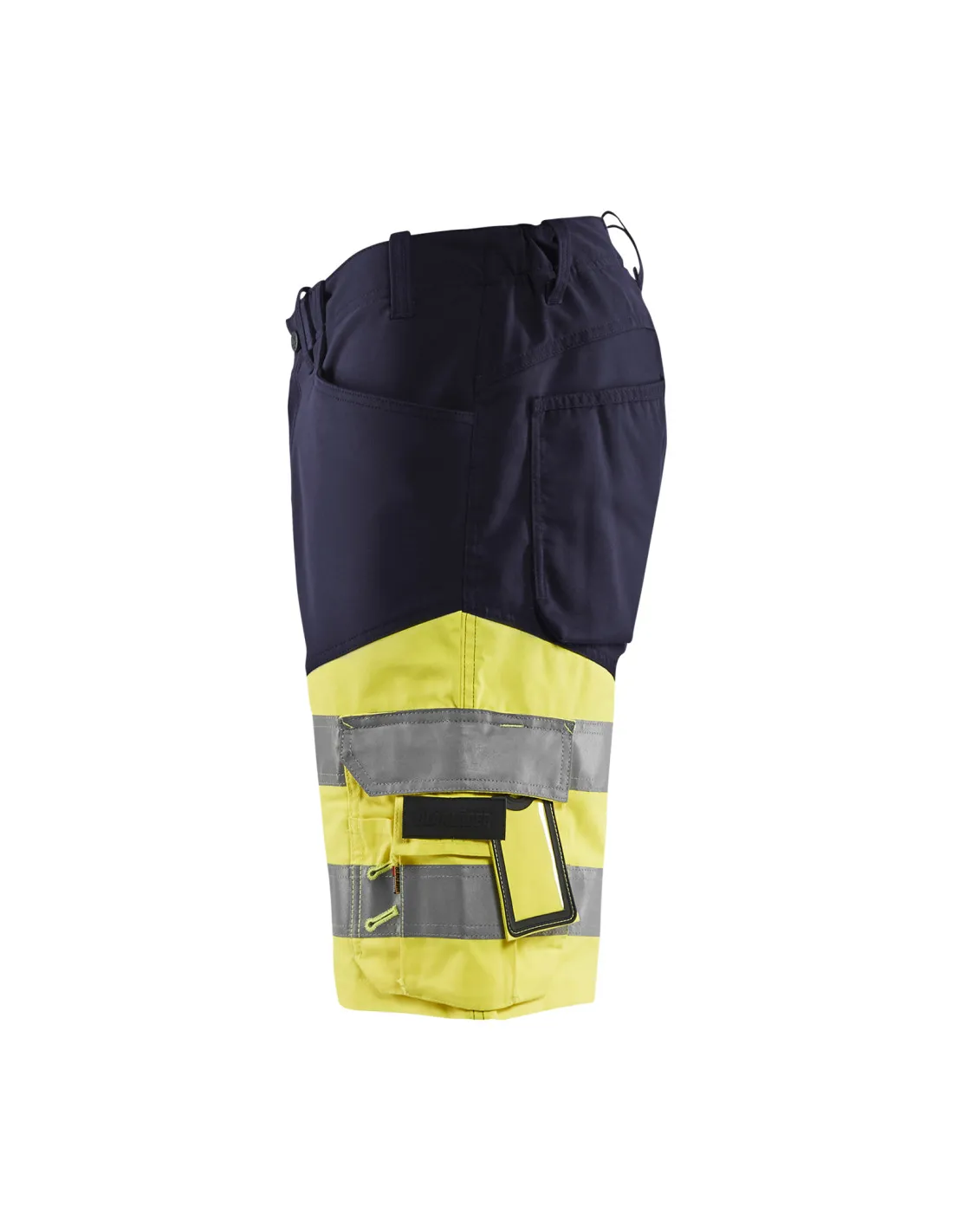 short haute-visibilité +stretch Marine/Jaune fluo | 154118118933 - Blaklader