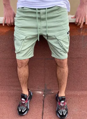 Short jogging vert pastel fashion homme stylé