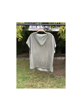 T-shirt col V Majestic